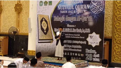 Foto Peringatan Nuzulul Quran 1442 H | Umat Islam Bersyukur dan Bahagia Dengan Alquran